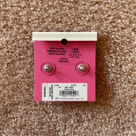 Kate Spade Bow Stud Earrings - Picture 3 of 3